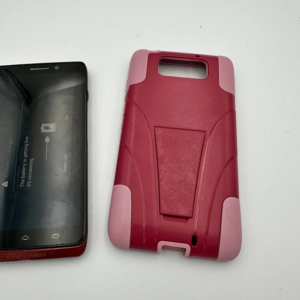 Motorola Droid Ultra XT1080 Verizon Red Smartphone 16GB Tested working